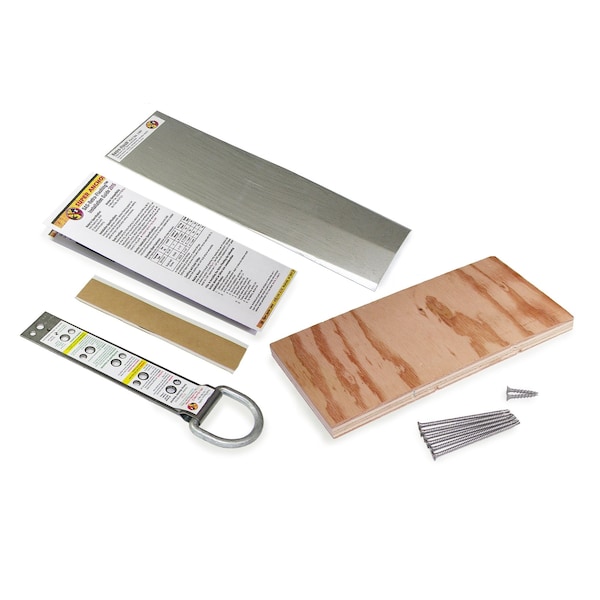 Super Anchor Safety RS-10 Retro-Flashing Kit. 1 of each pc: RS-10 Anchor+Butyl Strip+Retro-Flash+Backer Board 2405 - main